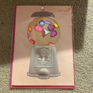 Gemstone Candy machine Papyrus birthday card NWT
